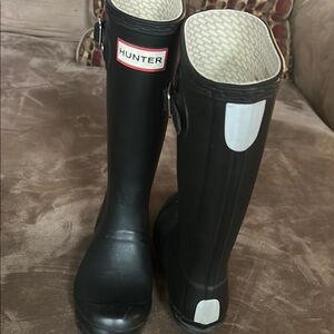 Hunter Tall Black Rain Boots